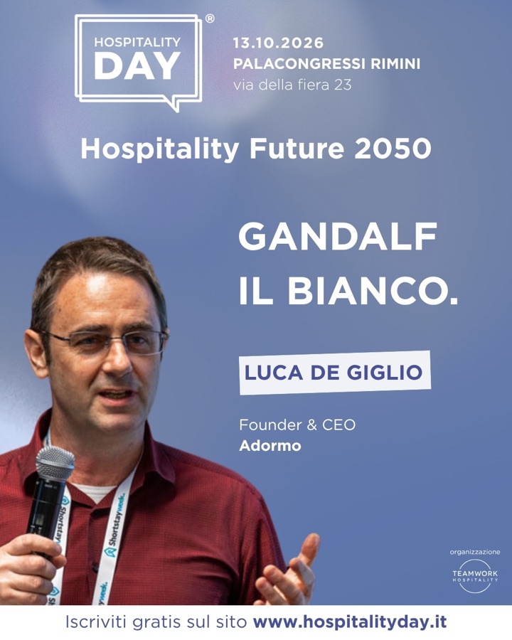 Luca De Giglio speaker at Hospitality Day 2026, Rimini